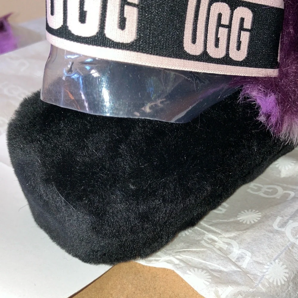 UGG RARE W Oh Yeah Tie Dye Sandals Size 9 NEW and New In Box with Care Card - Picture 9 of 12